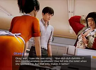 exploring the academy in this hentai anime game adventure