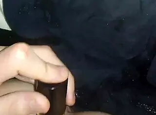 Gay teen 18+ explores personal boundaries in a playful manner.