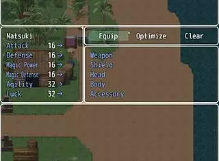 Tanned Natsuki hints at big tits in cute outfit during hot oil massage