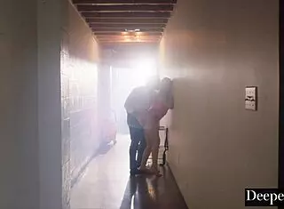 deeper bad girl anna claire gets her mouth & pussy fucked hard