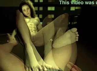 This virtual reality 3d footjob teaser with huge cock and creampie action!
