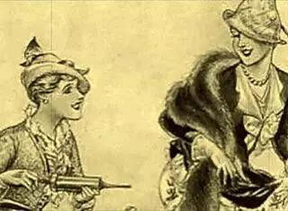 Vintage Erotic Illustration with Retro Anime Charm