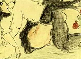 EXPLORE vintage EROTIC art from antique HENTAI anime CARTOONS