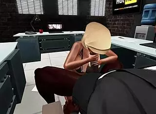 Second Life Black Man Fucks Asian Muslim Woman!