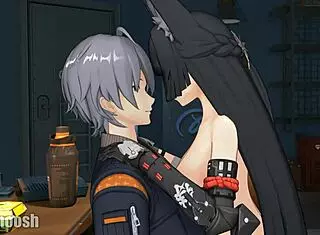 Did Kagney Linn Karter suck Tony's growing cock?