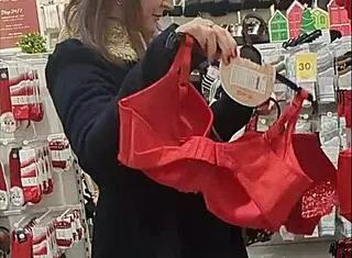 Lingerie shopping with step-son nicholas leads to tits and orgasm