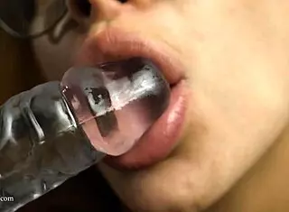 In this POV scene, the redhead with small tits gives the best blowjob, sucking and using her tongue on the cock until explosion.