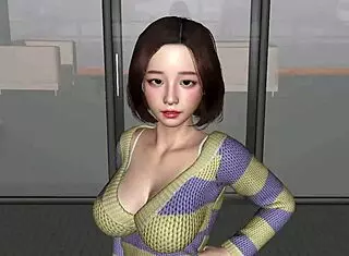 Check out this perfect doll in hentai 3d game getting creampied.