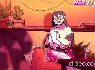 animation featuring dominant figure with big ass in hentai