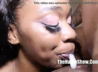 spicy chocolate interacts with juicy lips in ghetto setting