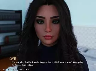 In Being a DIK 143, cute curvy brunette in outfit sucks cock and gets bukkake on tits