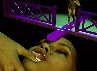 You're In A Nightmare Sliding Down Giant Big Breast Women Who Want To Make You Cum