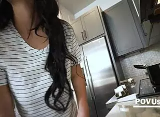 Alexa Payne Bent Over In Kitchen For Doggystyle Fucking!