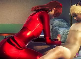 Asuka Femboy Swallows Cum In Sissy Japanese Anime Porn