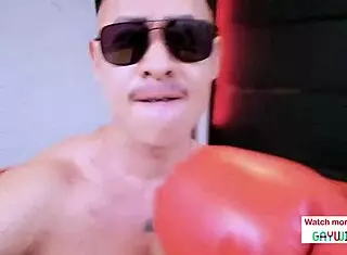 Vietnamese Trainer Drilled by Thai Gay Star!