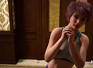 Dusklight Manor: Alien Monster Strips Cute Anime Girl in BDSM Outfit