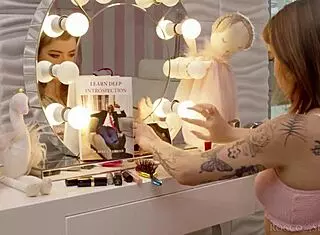 Eden Ivy and Scarlett Jones get wild in a dirty anal threesome with rimming