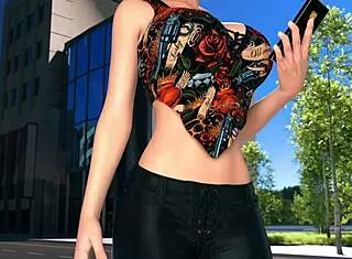 Whore in 69 Fucking Threesome Titty Fuck Scenes