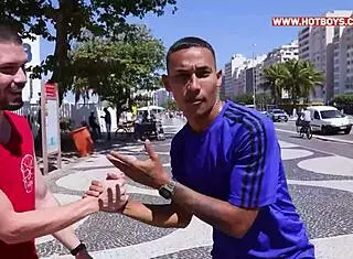 Young Cariocas Rawly Fuck Russian Tourist's Ass in Group