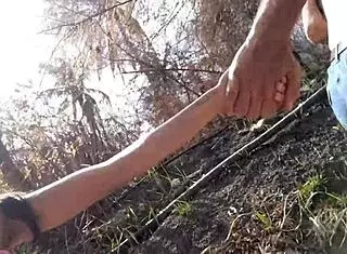 spent the weekend in nature getting freaky with an old hairy perv's monster cock