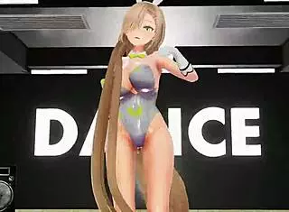 Ichinose Asuna Undresses And Dances With Huge Boobs