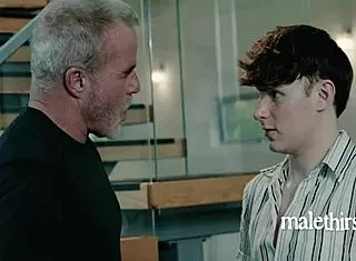 Step dad loses control, delivers face sitting punishment in hardcore session.