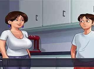 Feeling busty in Summer Time Saga UNC part 7