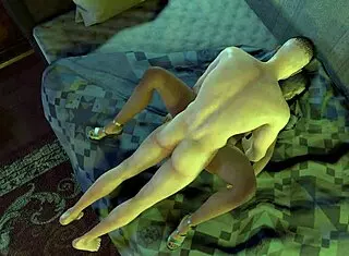 Wanna watch this sexy black ladyboy get pounded in anal missionary style?