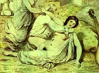 vintage erotic ILLUSTRATION brings retro anime charm to life