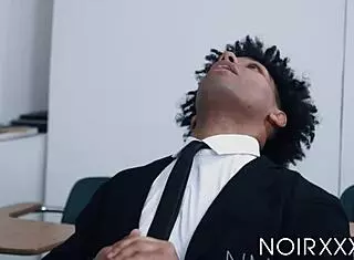 Ebony Dudes Adrian Hart And Tony Genius Set The Books Aside To Fuck One Another