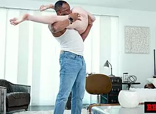 i can’t believe how Harley Love grips that huge BBC tight!