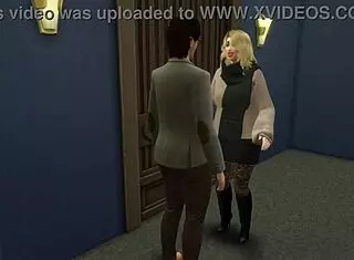 Guy enticingly fucks girl in bathroom after coffee with friend, including blowjob and smoking