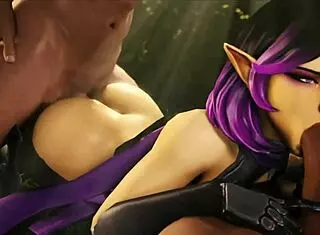 horny heroes in hentai anime pleasuring huge monster cocks with big asses