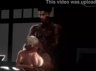 i invited this dumb white slut over and slutted her out in second life, fucking her fat ass in missionary, doggystyle, and interracial hardcore