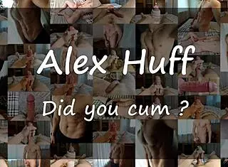 Wow! Guy Jerks Big Dick on Bed