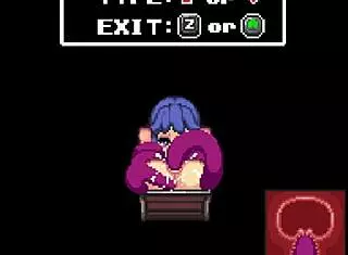 Black Labyrinth Gallery with Futanari Creampie