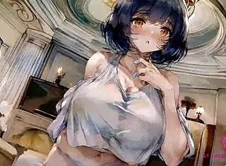 Cute College Student Sucks Cock Until Cum In Mouth In AI Porn