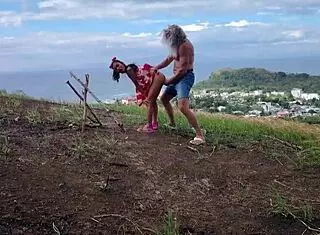 spent the weekend in nature getting freaky with an old hairy perv's monster cock