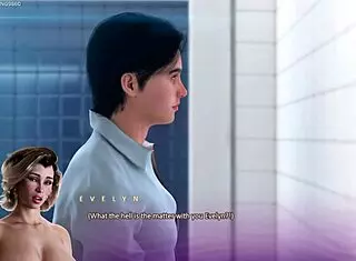 Busty BBW MILF catches tenant in shower.