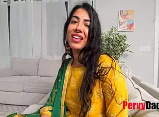 ever since i saw my desi step daughter, haven't you wanted to tap that ass? she's such a slut for daddy's cock, begging for taboo fun with uncle's big dick.