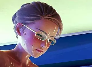 Young Teen In Stockings Performs Solo Masturbation In Hentai Anime 3D Scene With Detailed Actions