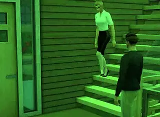 The Sims 4 office explodes with outdoor music and rough group fun