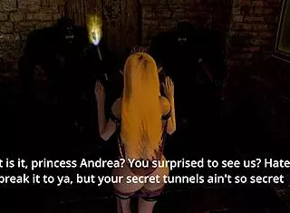 fallen princess gets gangbanged in bdsm fantasy