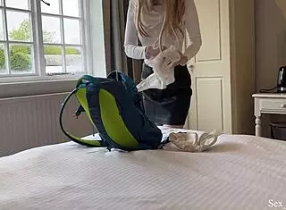 sharing a bed with my coworker led to an unexpected gay fuck in the hotel 😏