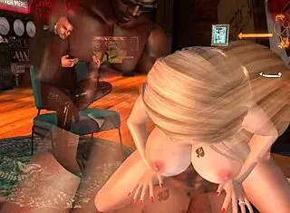 Old Pornstar Watches Interracial Cuckolding With Big Black Cock And Big Tits