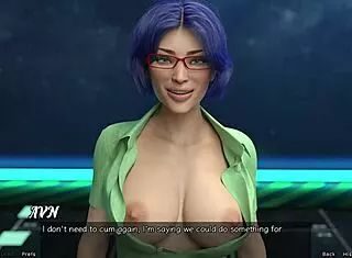 Big Tits Curvy Babe Gives Intense Blowjob!