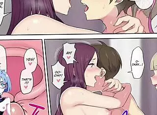 Imaizumi's house is a place for gals to gather 2, featuring hentai anime dating game elements