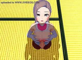 Cute girl slips into maid costume, drives my big cock wild in 3D hentai 83