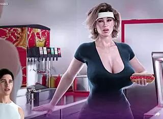 Attractive Big Titted Stepmom Gets Ass Filled With Huge Cock