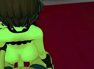 Megumin Craves Big Cock in Love Hotel Hentai!